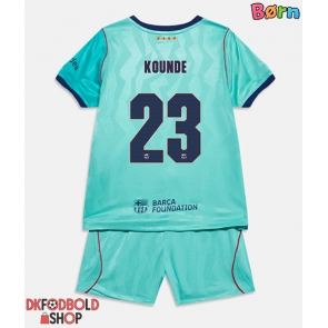 Barcelona Jules Kounde #23 Tredje trøje Børn 2026-27 Kort ærmer (+ korte bukser)